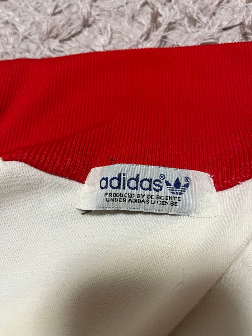 織*氏様 【希少】adidas 80s トラックジャケット デサント製 クリーム