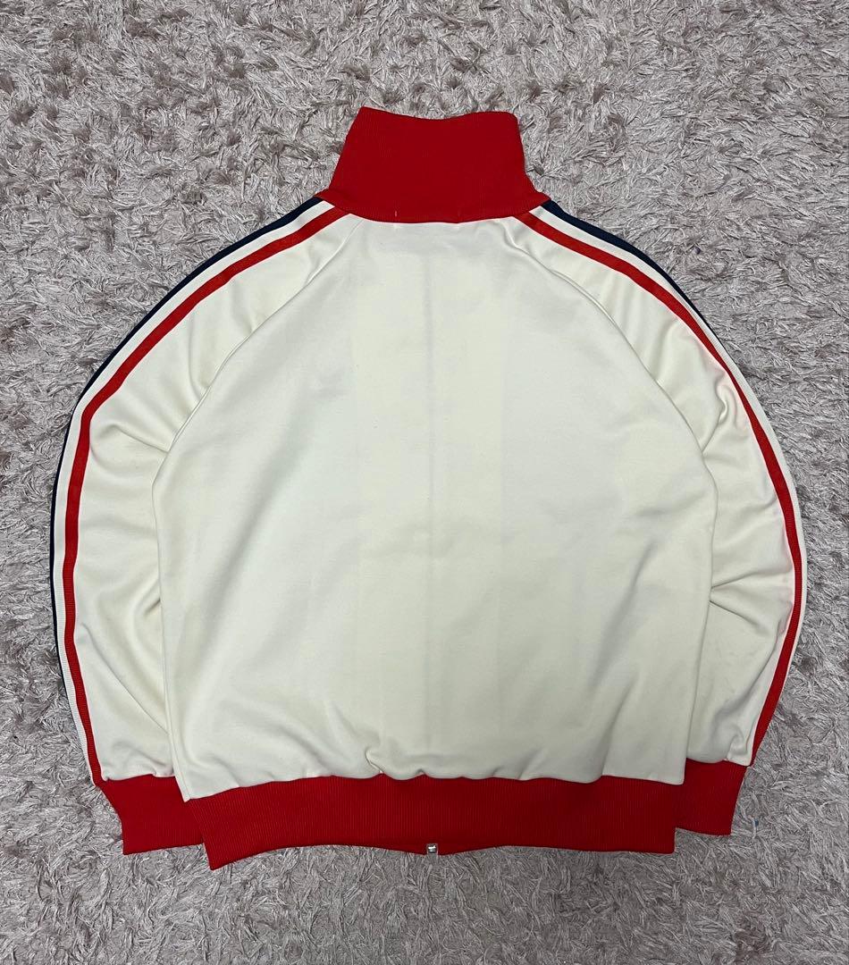 織*氏様 【希少】adidas 80s トラックジャケット デサント製 クリーム