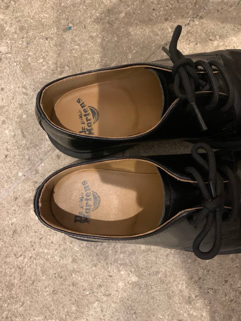 Dr.Martins ドクターマーチンブラックレザー UK7 26cm ホール