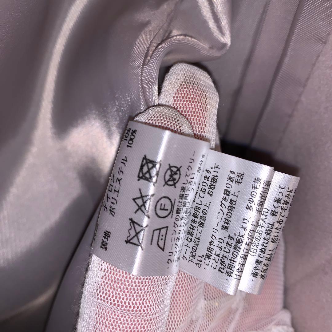 新品、ジャスグリッティ、ベージュ、3ウェイ　フォックスファーフード、ウールコート