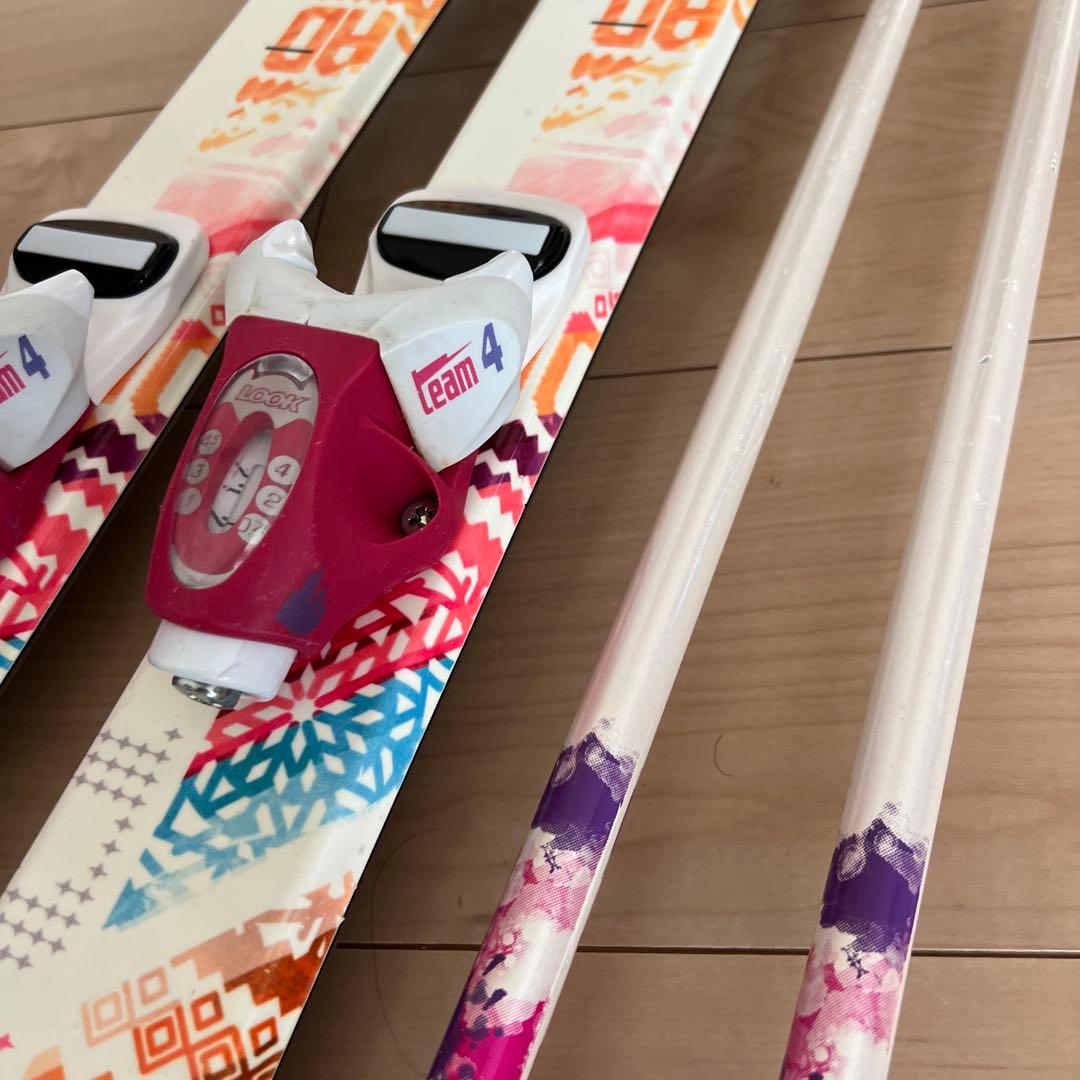 Hartスキー板、ポールセット140センチ