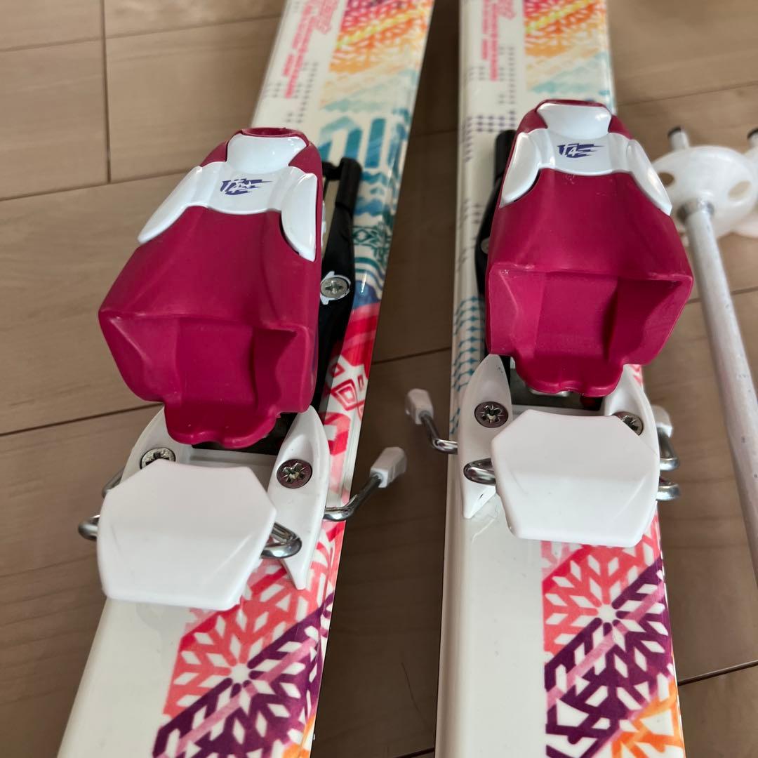 Hartスキー板、ポールセット140センチ