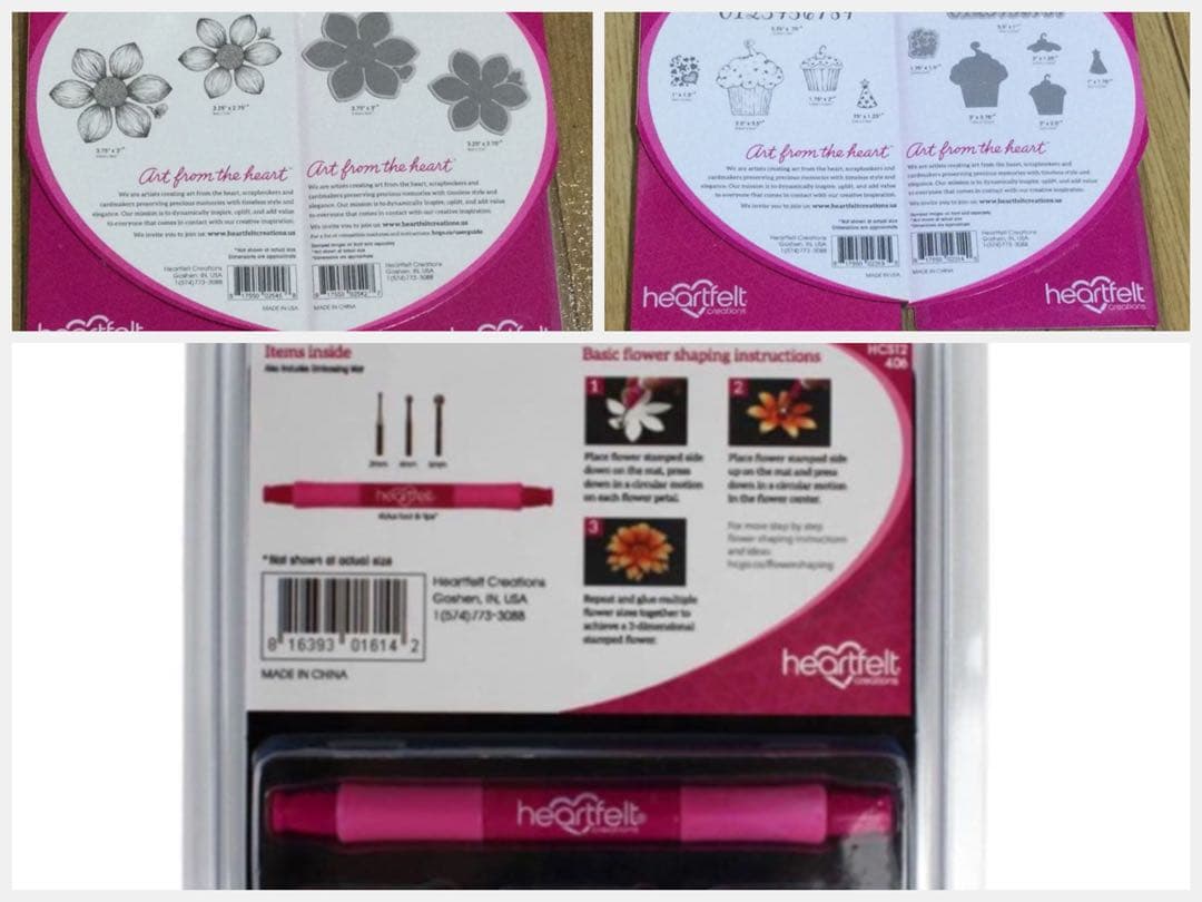 Heartfelt Creations スタンプセット 3点