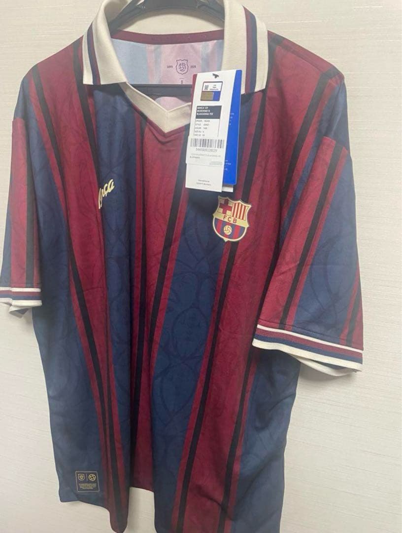 正規 バルセロナ 125周年 オーバーサイズポロシャツ ユニフォーム 24-25