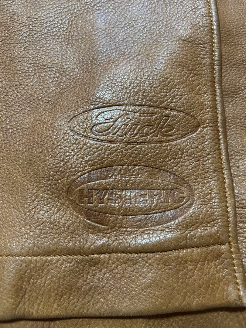 HYSTERIC GLAMOUR レザー　ミニ　ラップ　スカート　レア Y2K