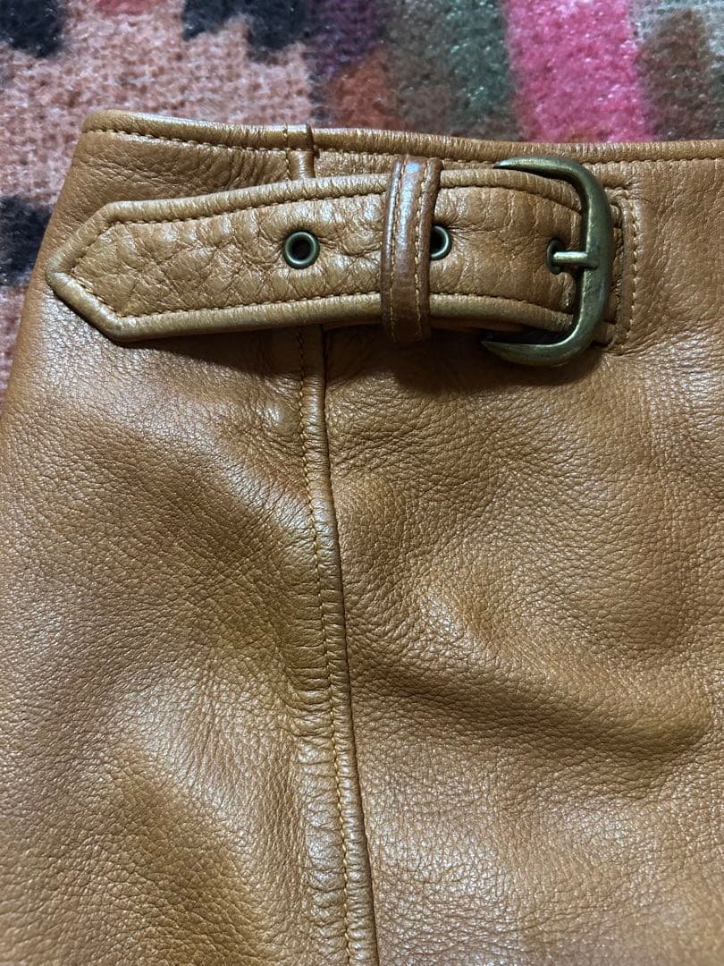 HYSTERIC GLAMOUR レザー　ミニ　ラップ　スカート　レア Y2K