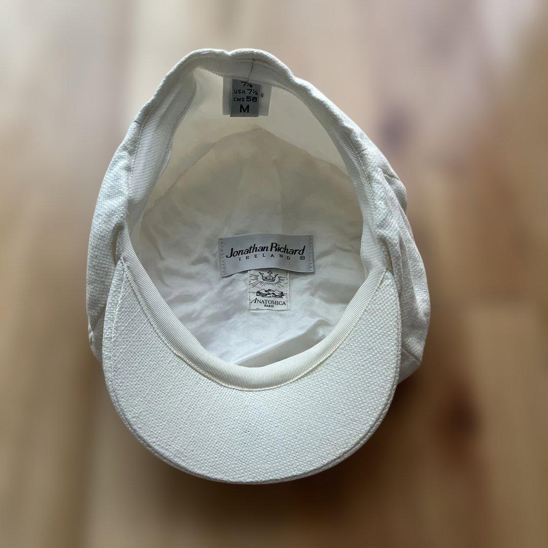 ANATOMICA x Jonathan Richard キャスケット M 白