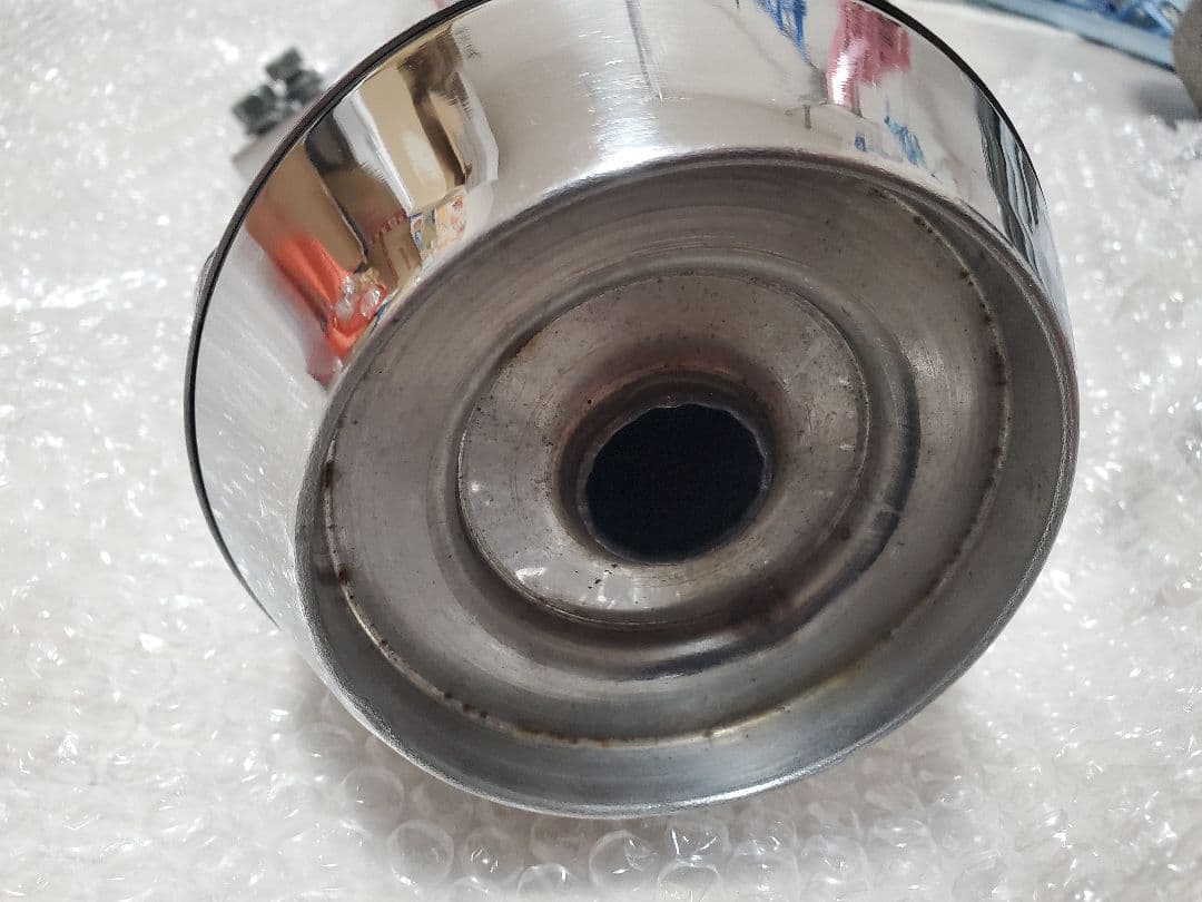 SR400 SR500 クェーサーメガホンマフラー モトギャラリークラフト製