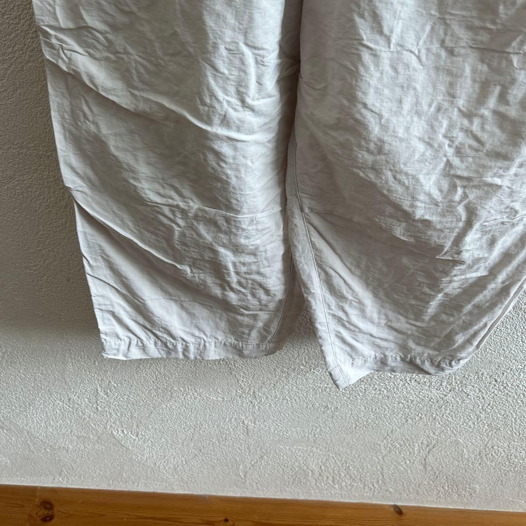 nest robe コットンリネンタイプライター2wayサロペット