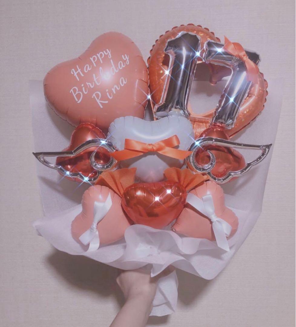 しろ　バルーンブーケ　卒業ブーケ　３月後半着