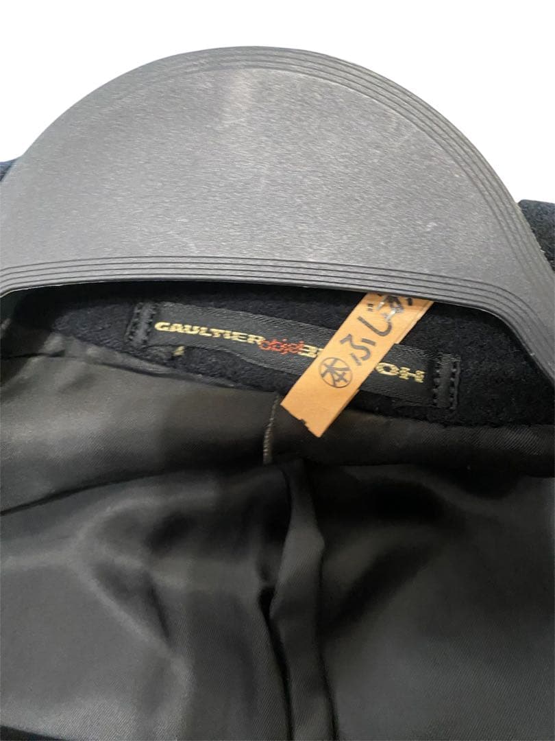 【極美品】ジャンポール・ゴルチエ オム ヴィンテージ ロングコート 黒 モード