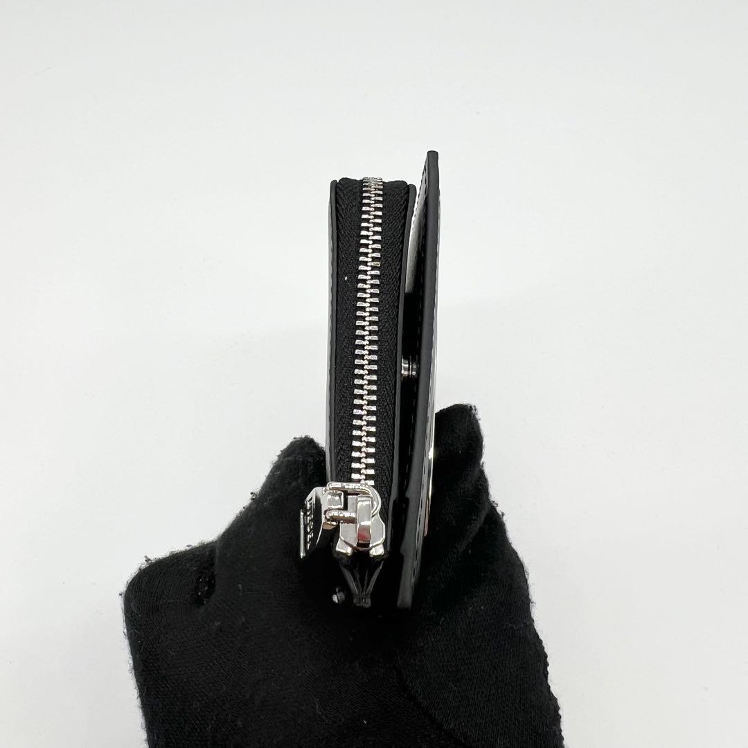 新品未使用✨DIESEL 二つ折り財布 オーバルDロゴ レザー 黒 25SS