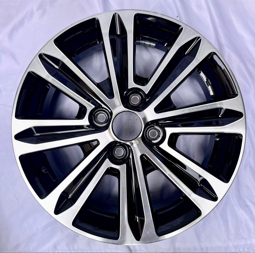 ② 【中古】ダイハツ純正 15インチ アルミホイール4本 4穴 PCD100