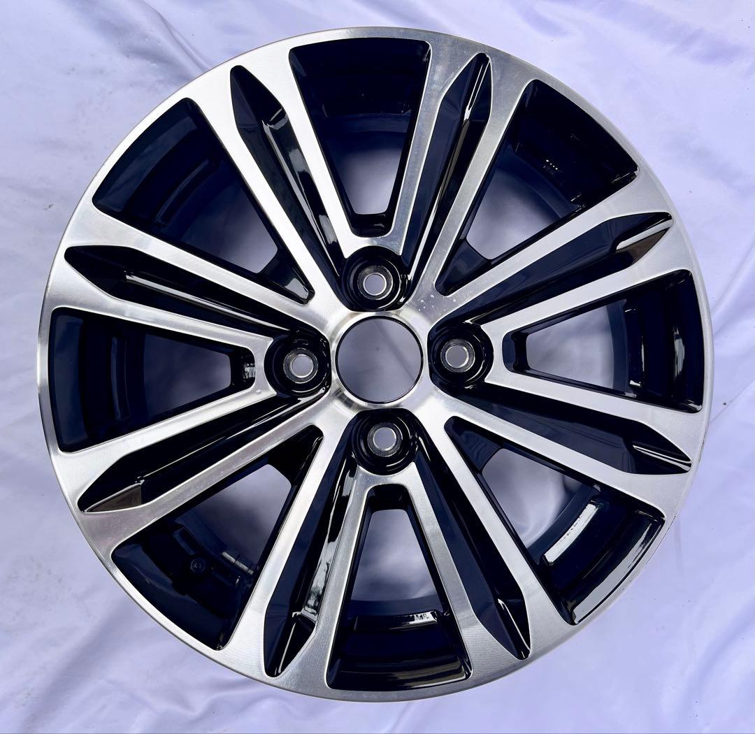 ② 【中古】ダイハツ純正 15インチ アルミホイール4本 4穴 PCD100