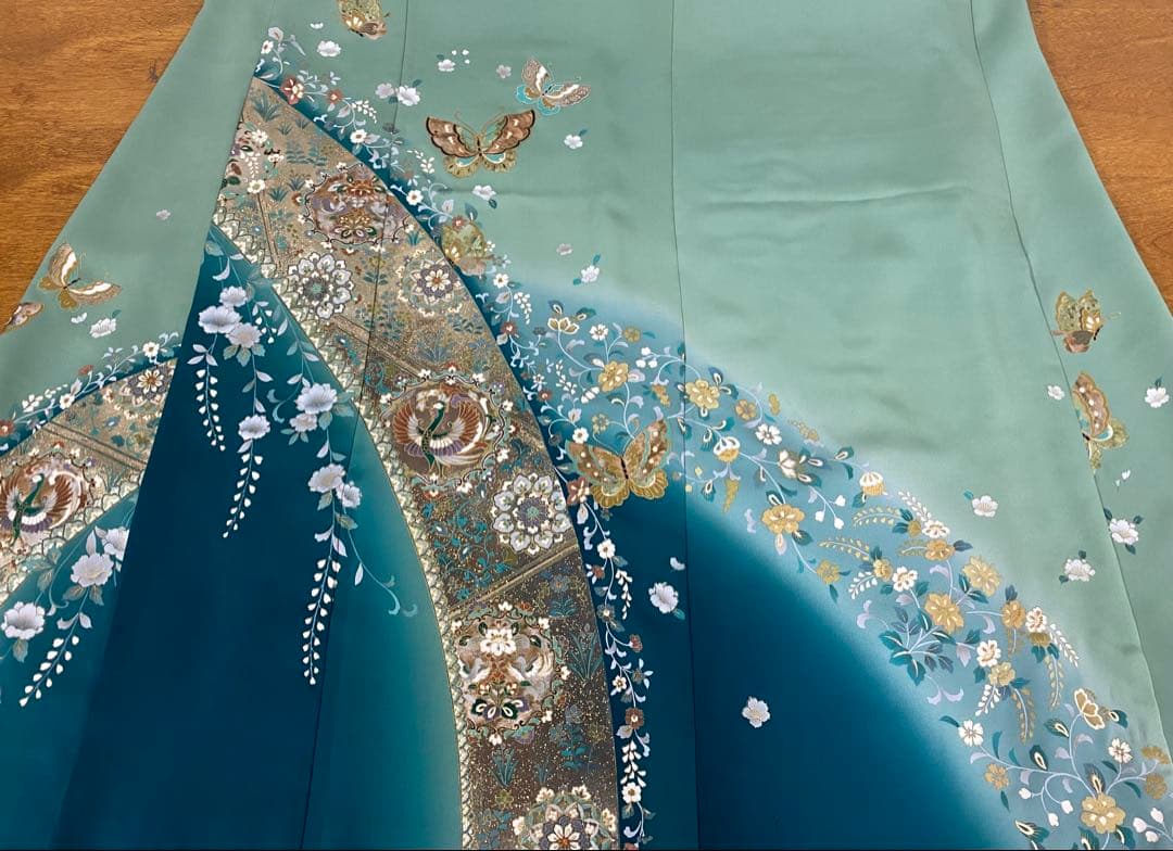 3244 着物　リメイク　ドレス　ワンピース