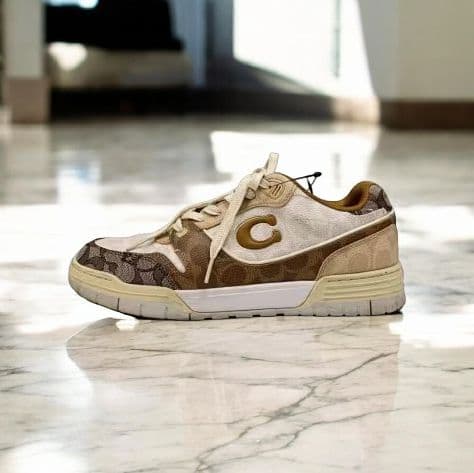 COACH コーチ ソーホー スニーカー・ミックスド シグネチャー 27cm