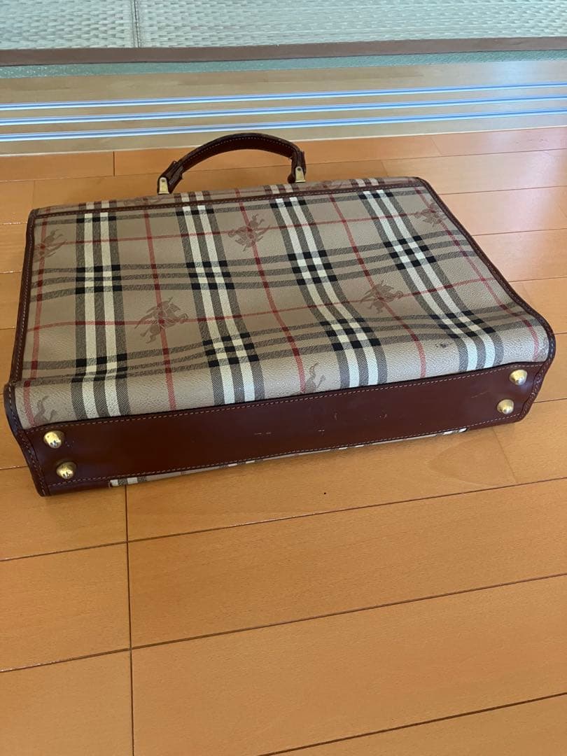 Burberry ブリーフケース ベージュ/ブラウン