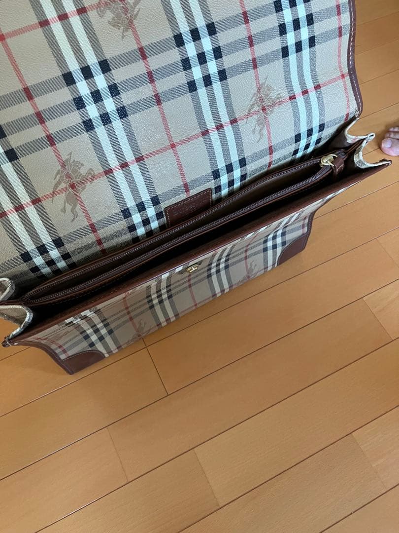 Burberry ブリーフケース ベージュ/ブラウン