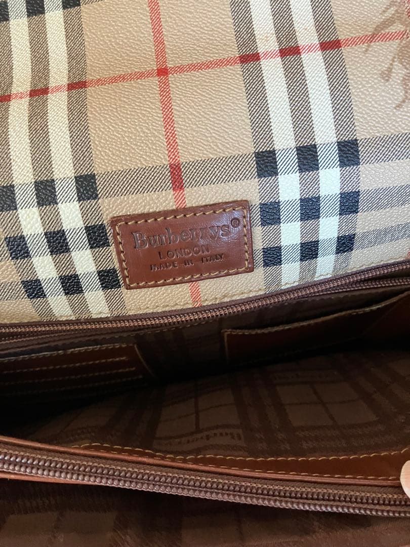 Burberry ブリーフケース ベージュ/ブラウン