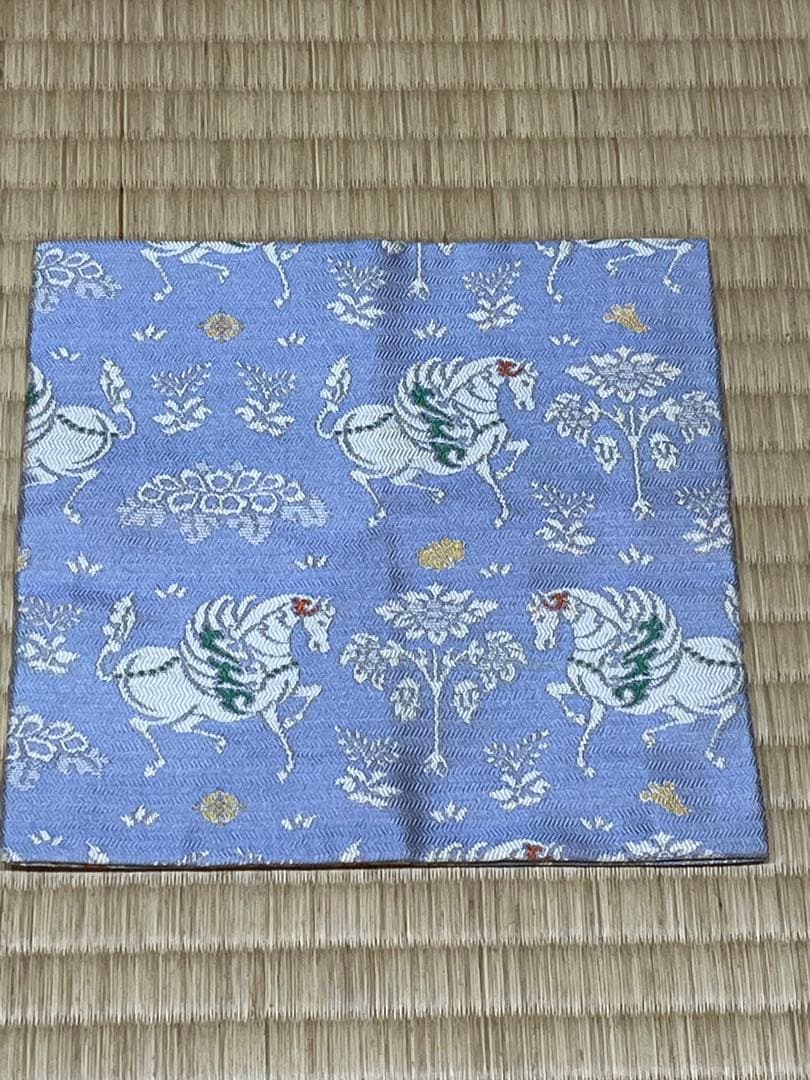 茶道用古帛紗 白馬デザイン