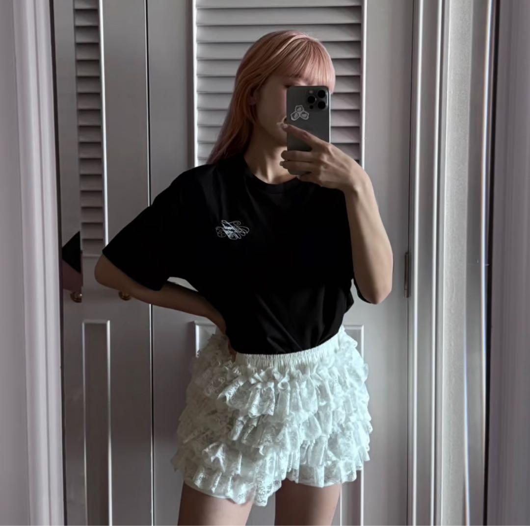 treat urself　girly lace tutu (white)