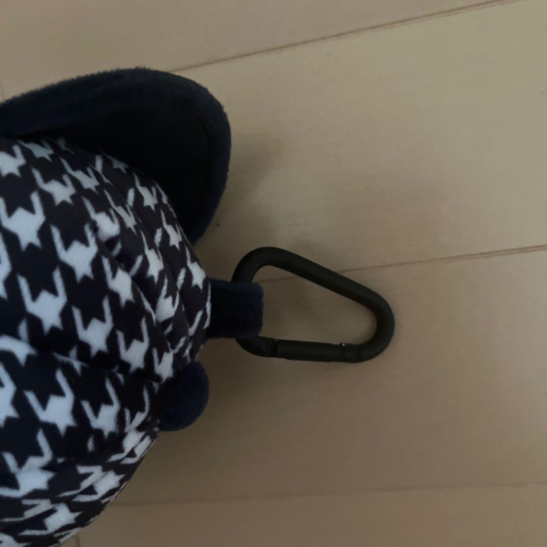 パーリーゲイツスヌーピー千鳥柄ぬいぐるみボール入れポーチアクセサリーゴルフ
