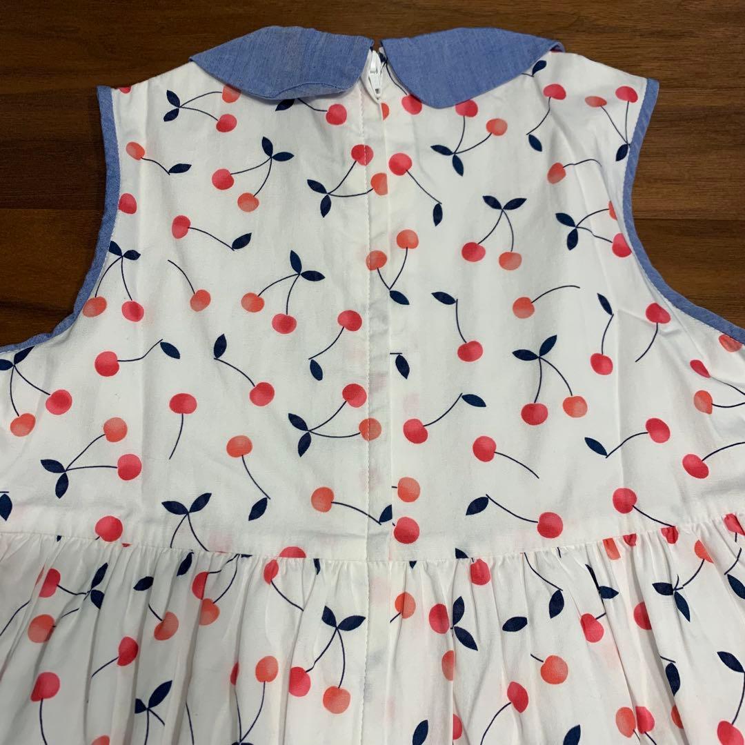 ファミリア　ワンピース　120 さくらんぼ