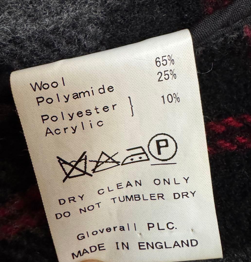 グローバーオール　ブラックダッフルコート　サイズS