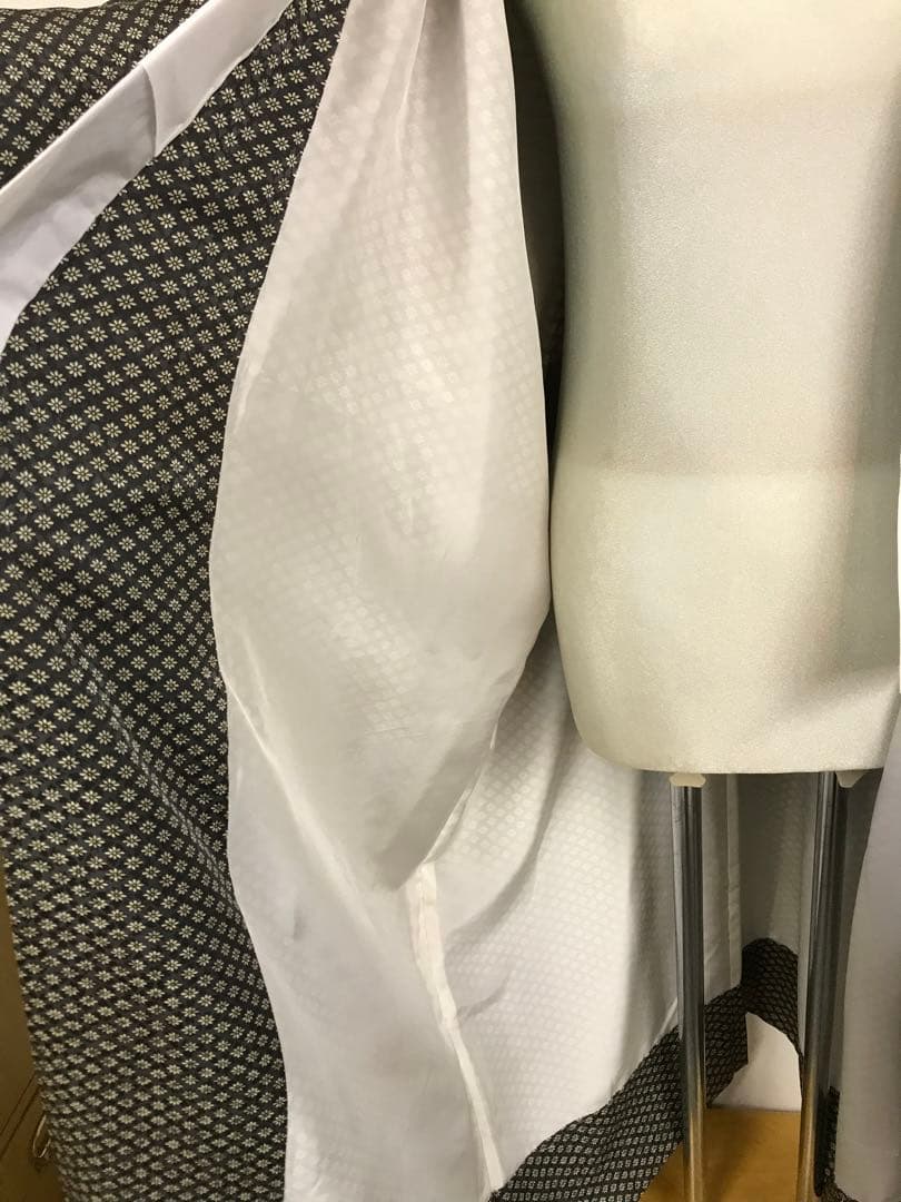 ◆おふく◆長襦袢　ゆったりサイズ　小花模様　着物