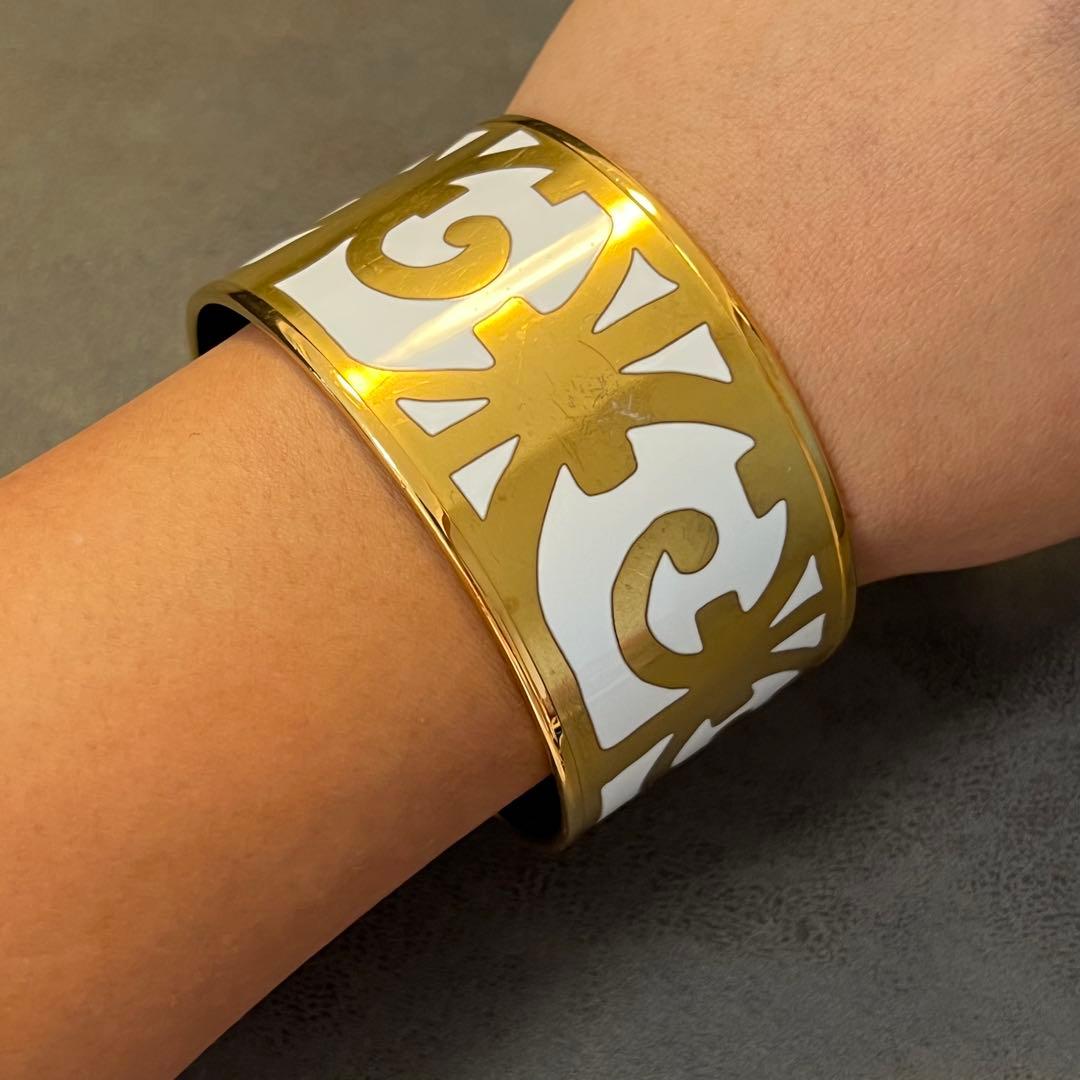 エルメス　エマイユ　バングル　TGM 腕周り約19cm