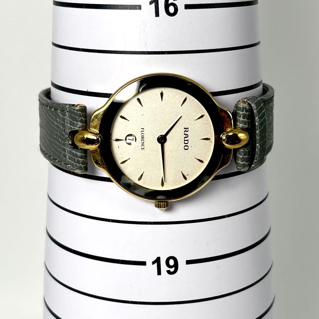 【稼働品】RADO ラドー フローレンス 手巻き式 デイト 160.3664.2