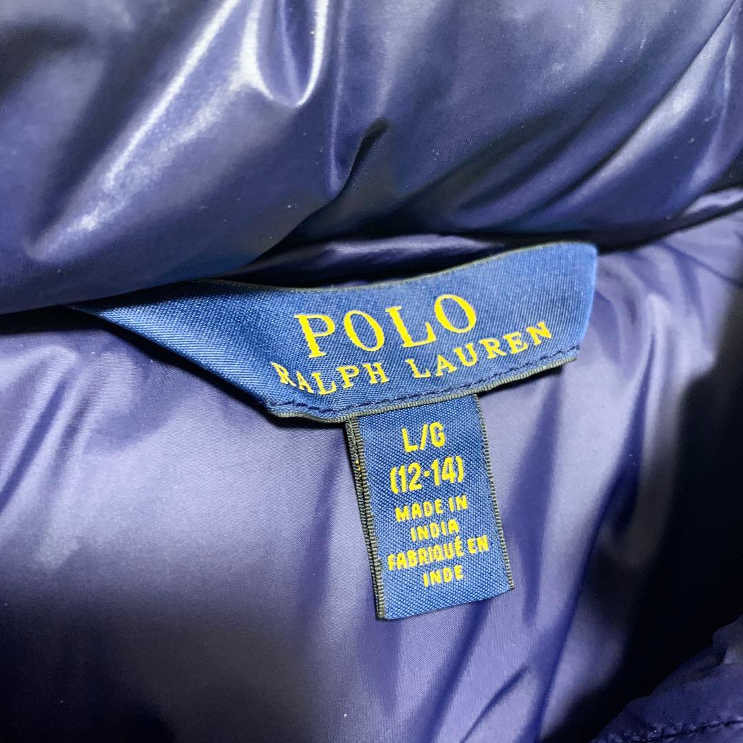 【美品】ポロラルフローレン　肉厚　ダウンジャケット　L/G（12-14）