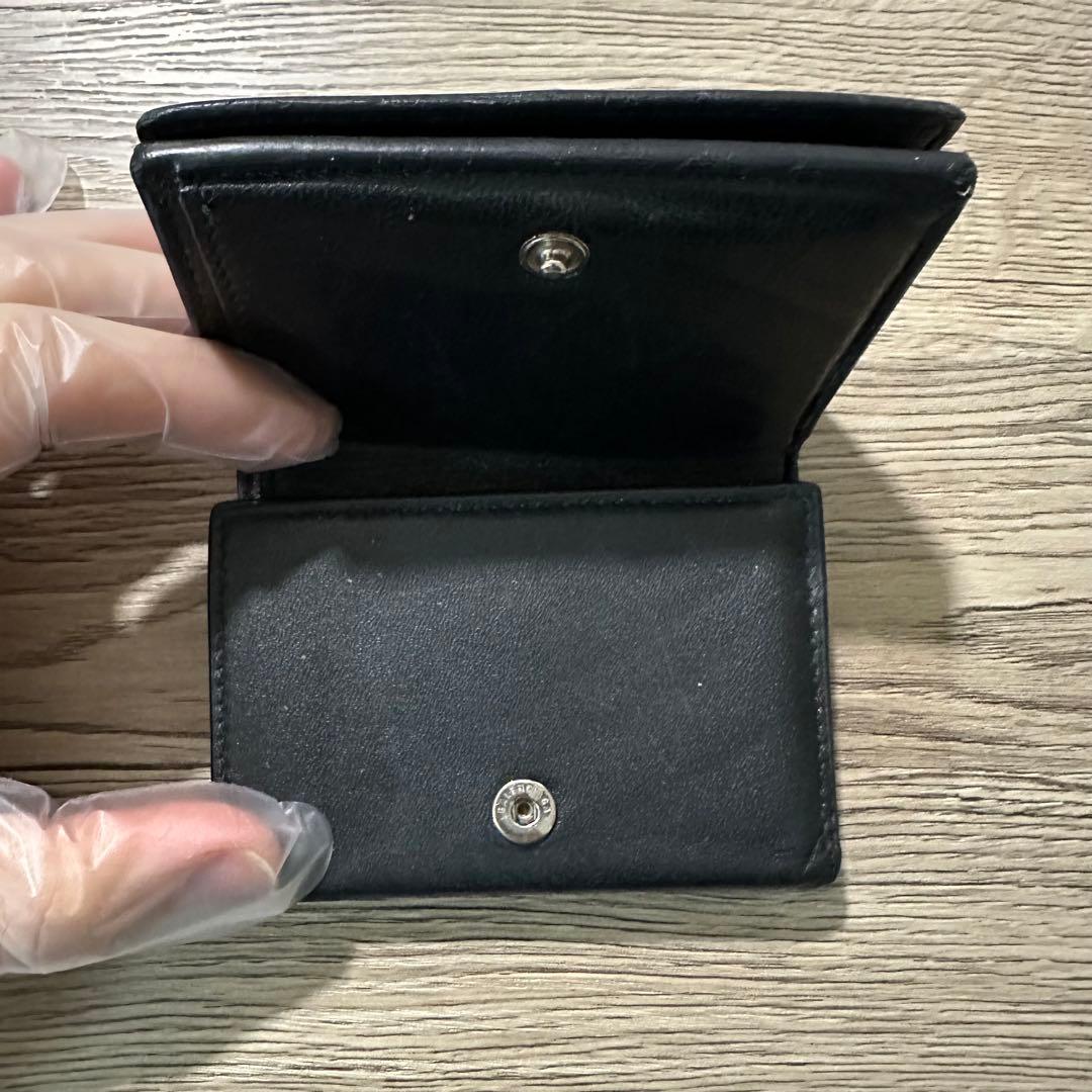 BALENCIAGA バレンシアガ ブラック 三つ折り財布