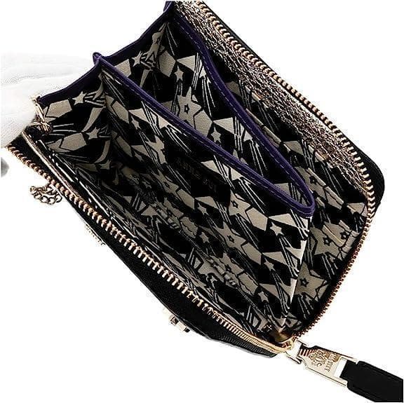 【新品】アナスイ✨スパノヴァ L字ファスナーミニ財布 メタリックパープル