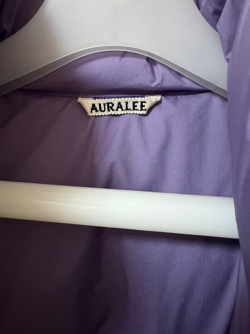 ジャケット・アウター AURALEE SUPER LIGHT NYLON DOWN VEST