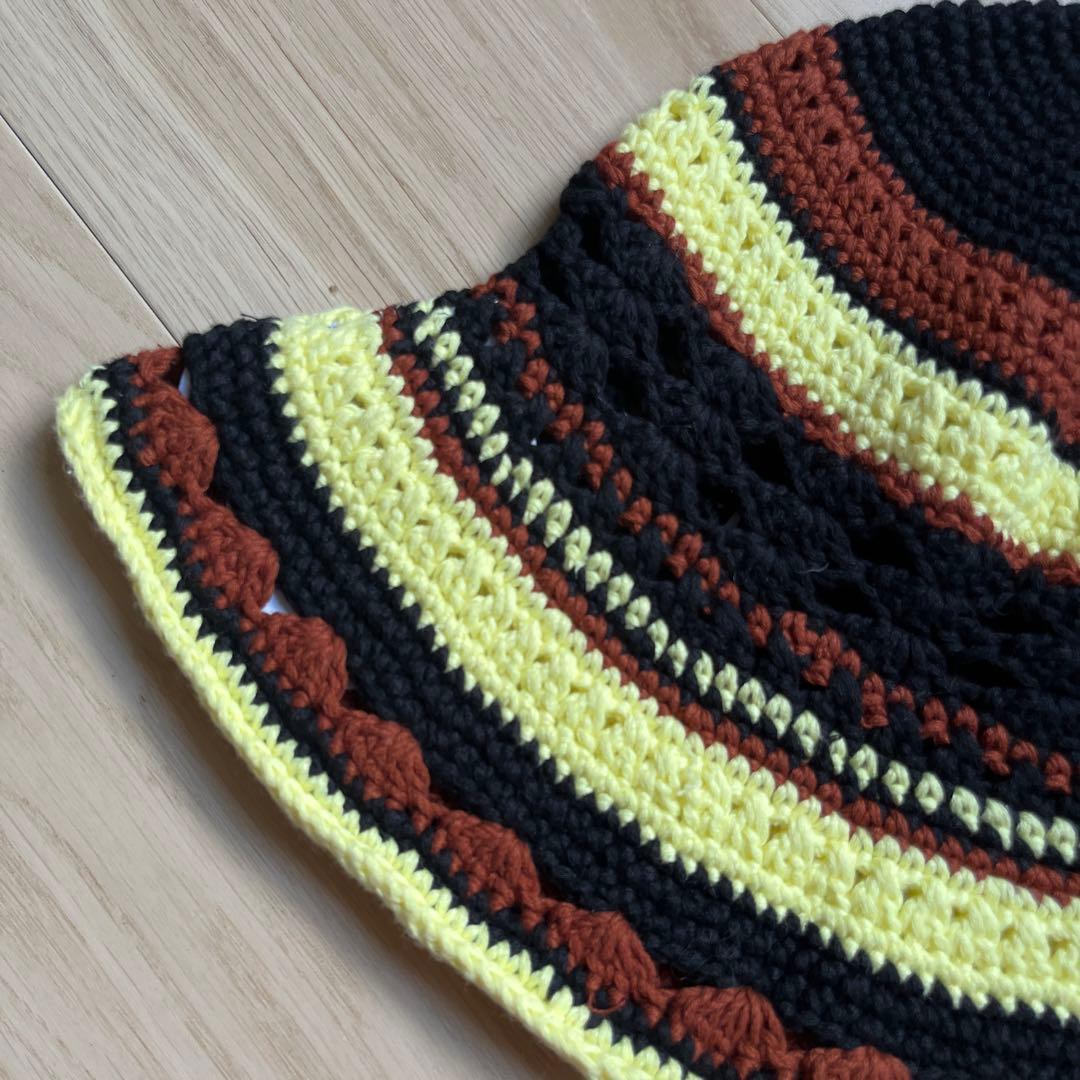 GANNI 新品未使用　クロシェ　ニット バケットハット