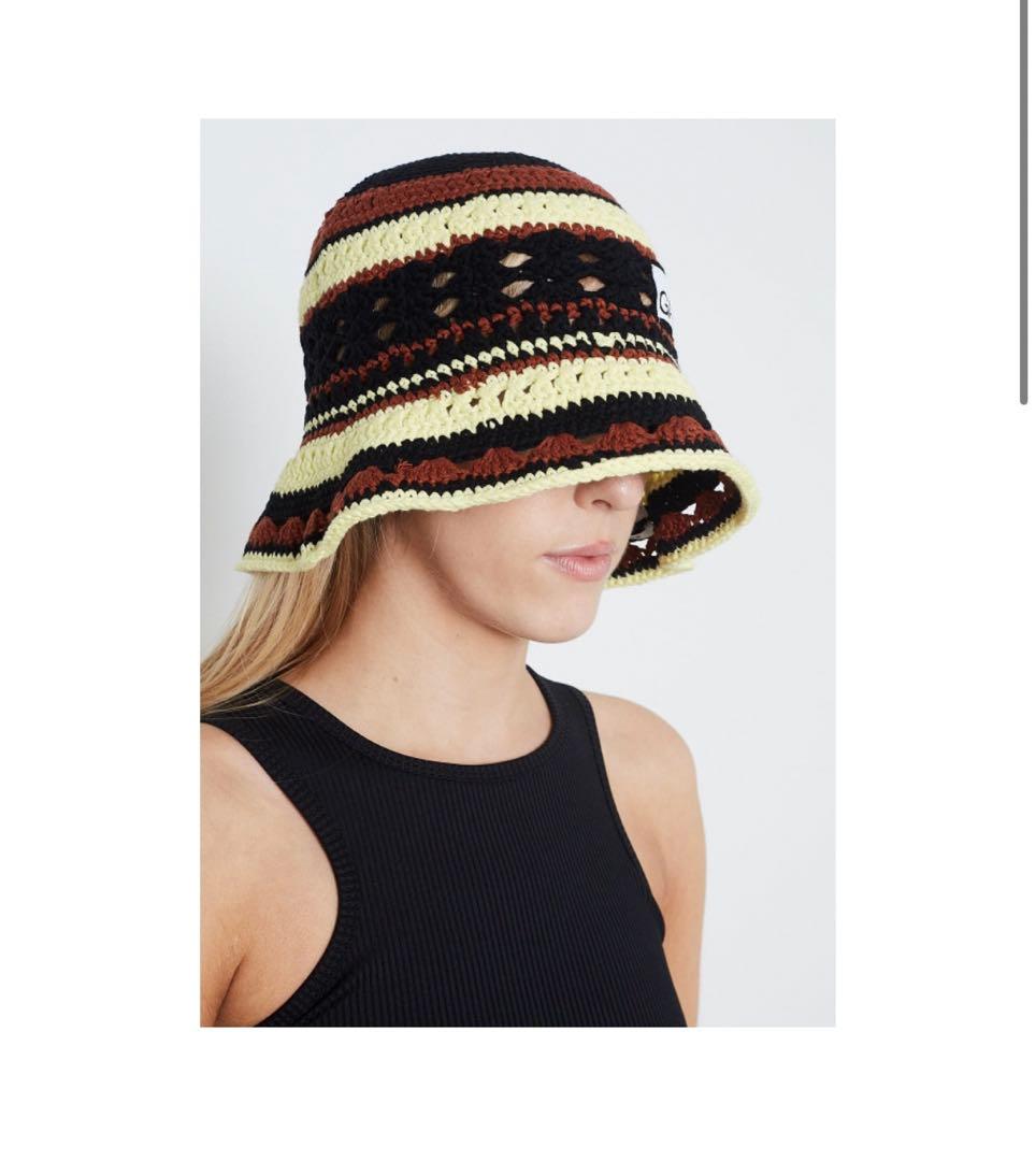 GANNI 新品未使用　クロシェ　ニット バケットハット