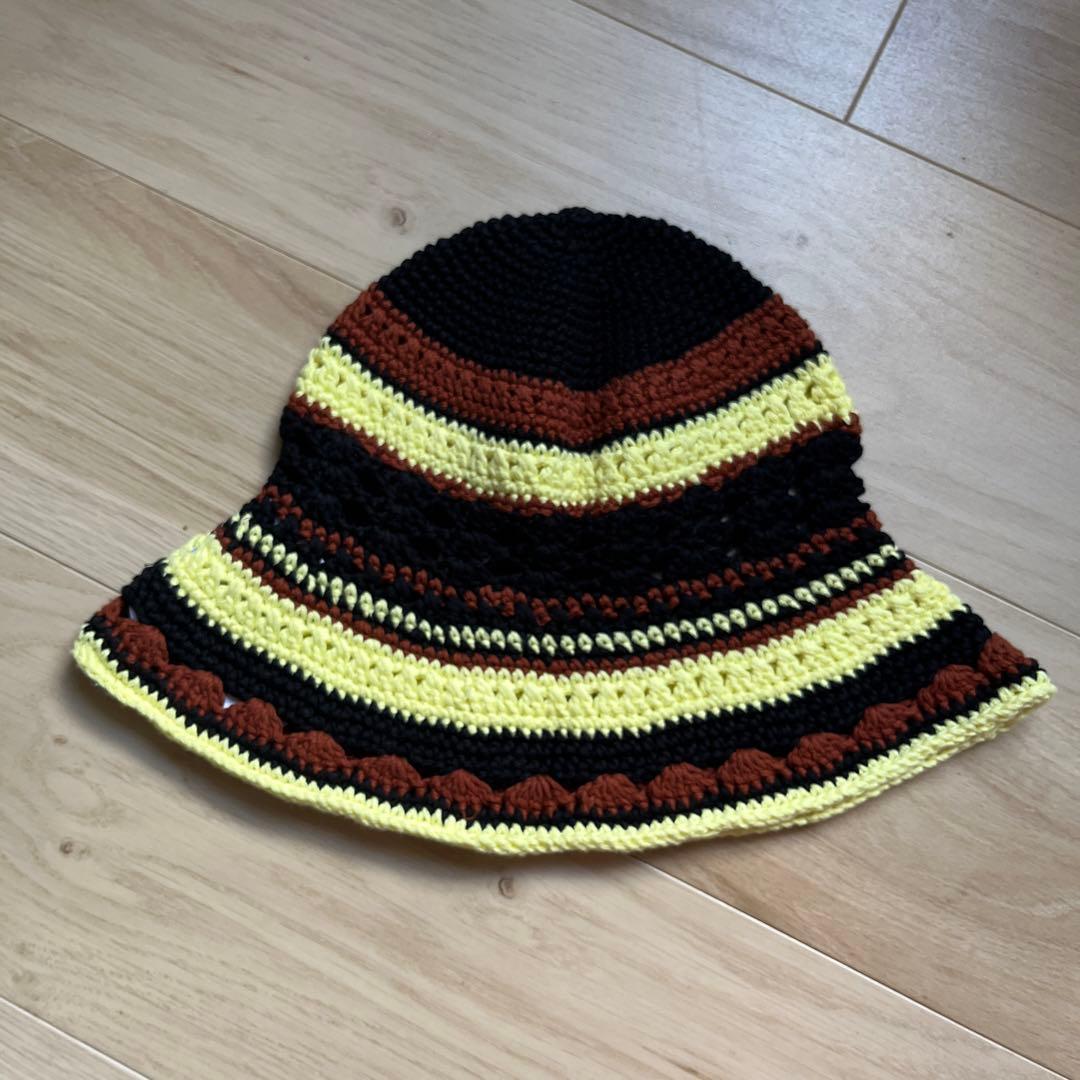 GANNI 新品未使用　クロシェ　ニット バケットハット