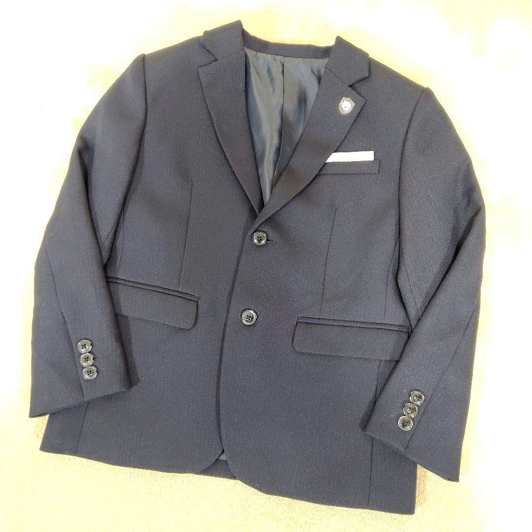 極美品 ウォルツバイビームス 男の子 スーツ セットアップ 130 入学式 5点