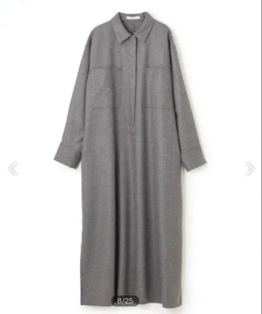 ベイジ beige GIEN シャツドレス グレー 新品 2サイズ