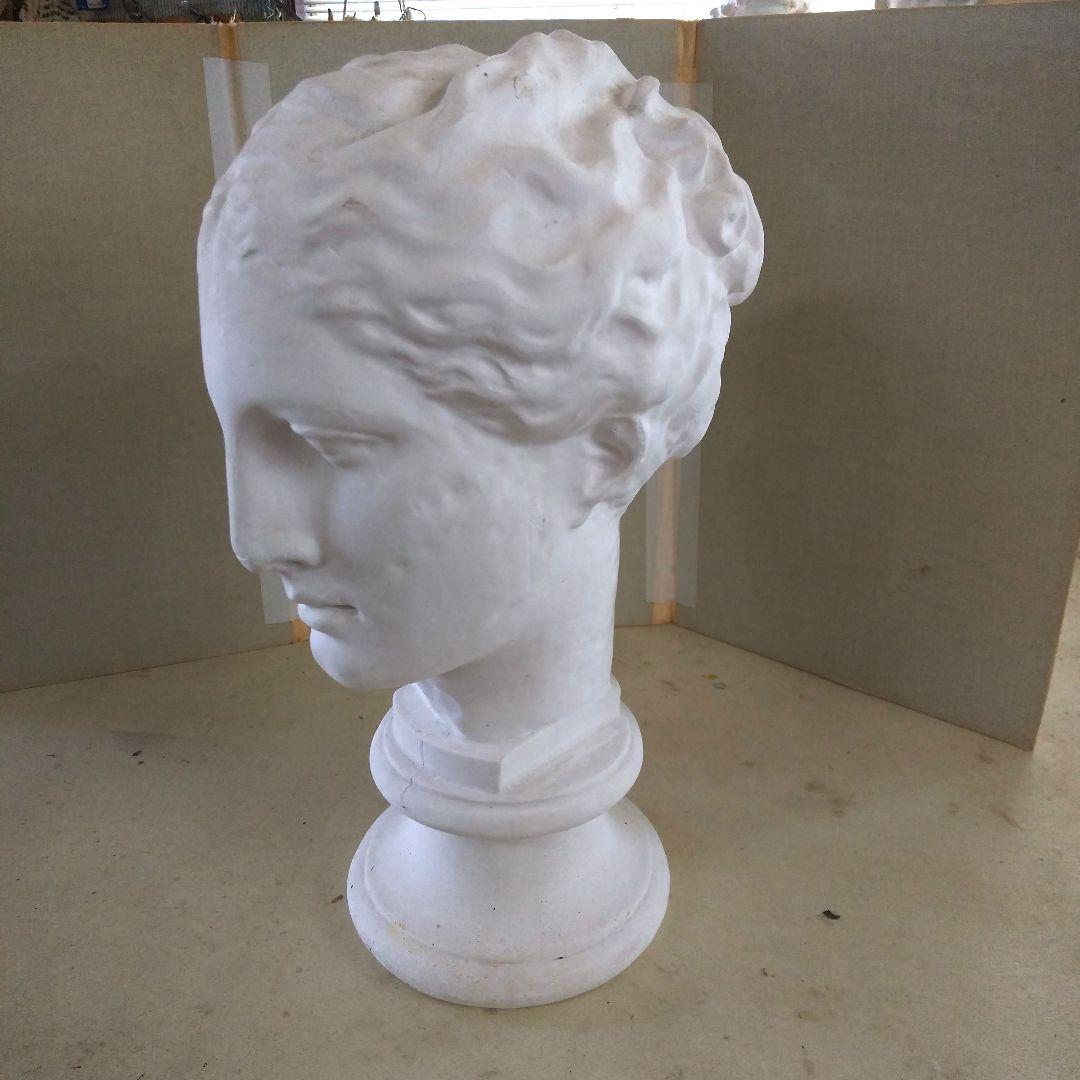 古代ビーナス石膏像 高さ 43cm 重い割合綺麗です。