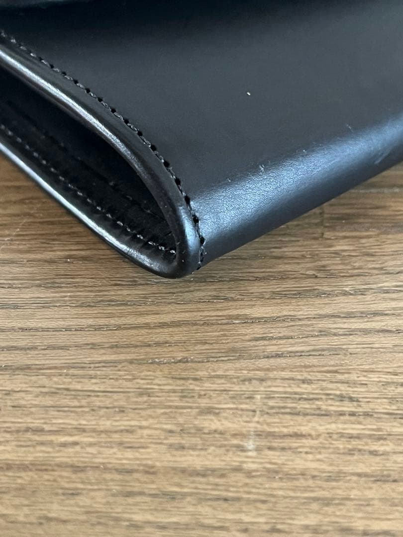 【極美品】コーチ エンベロープ 長財布 レザー ブラック 箱付き 4847