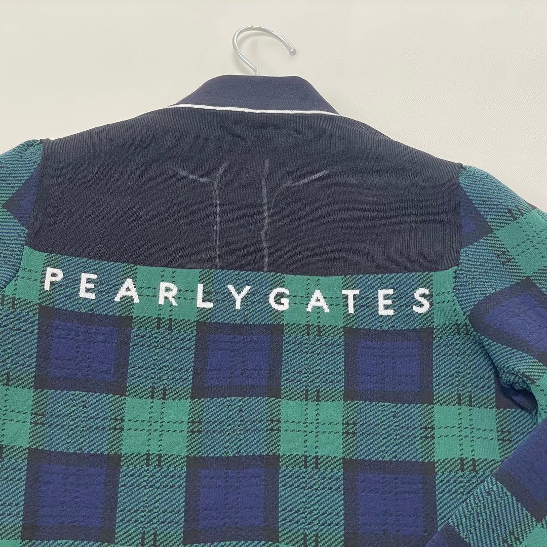 秋冬にも可愛く着れる♡パーリーゲイツ☆リボン&チェック柄ニット【未使用品】0