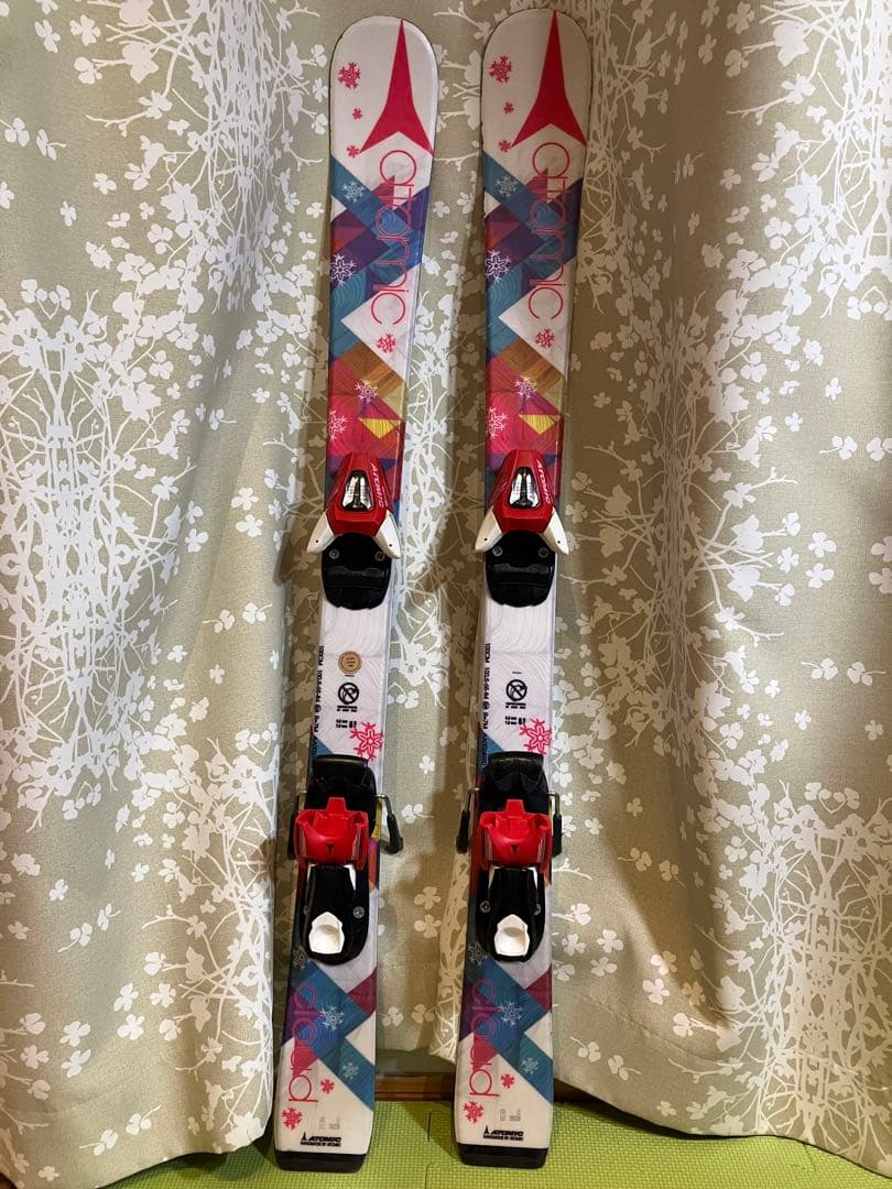 ATOMIC（アトミック） ジュニア用スキー板 100cm 女の子用