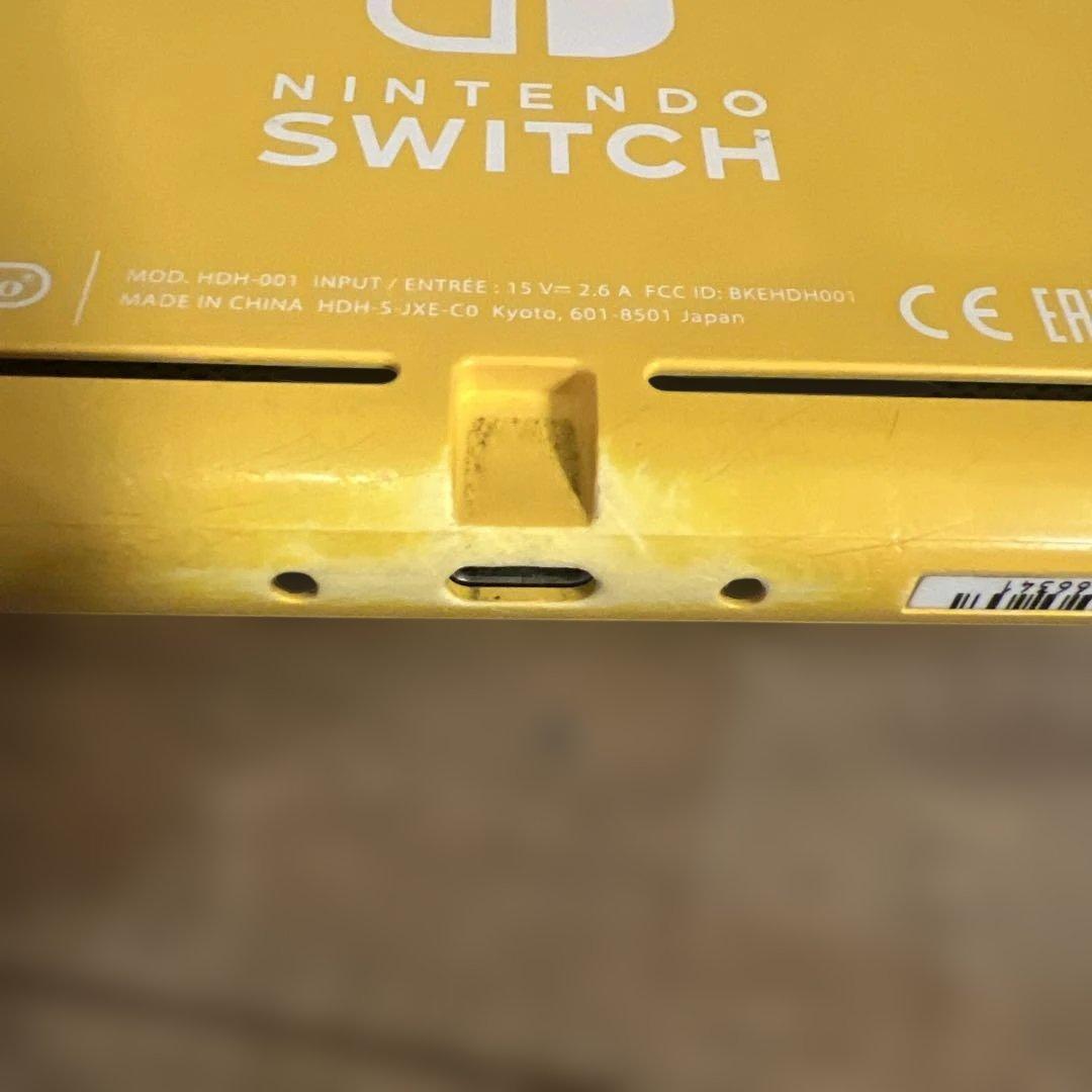 【ジャンク品】ニンテンドースイッチlite 充電器付