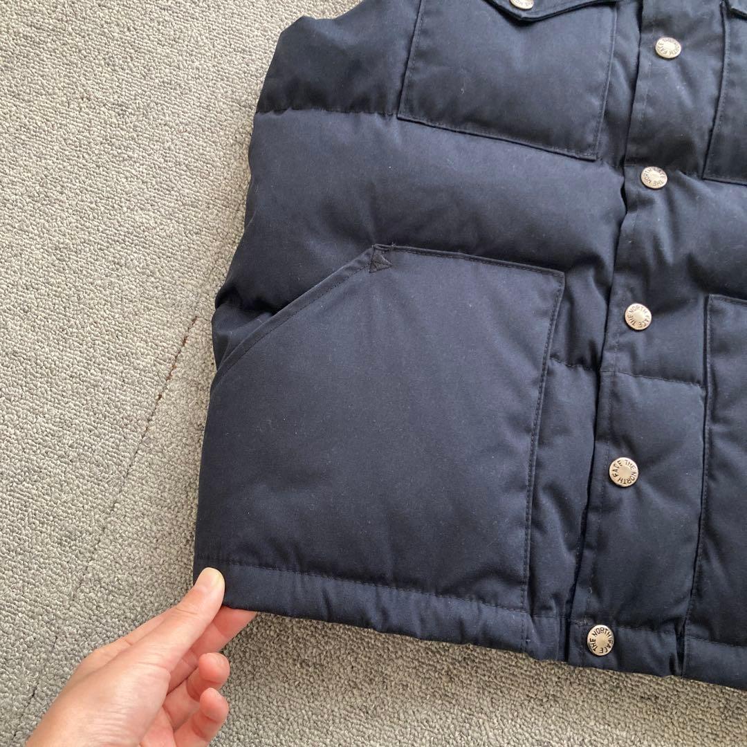 【ほぼ新品】WSサイズ ノースフェイス パープルレーベル ダウンベスト ナナミカ