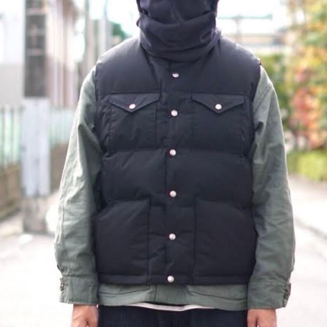 【ほぼ新品】WSサイズ ノースフェイス パープルレーベル ダウンベスト ナナミカ