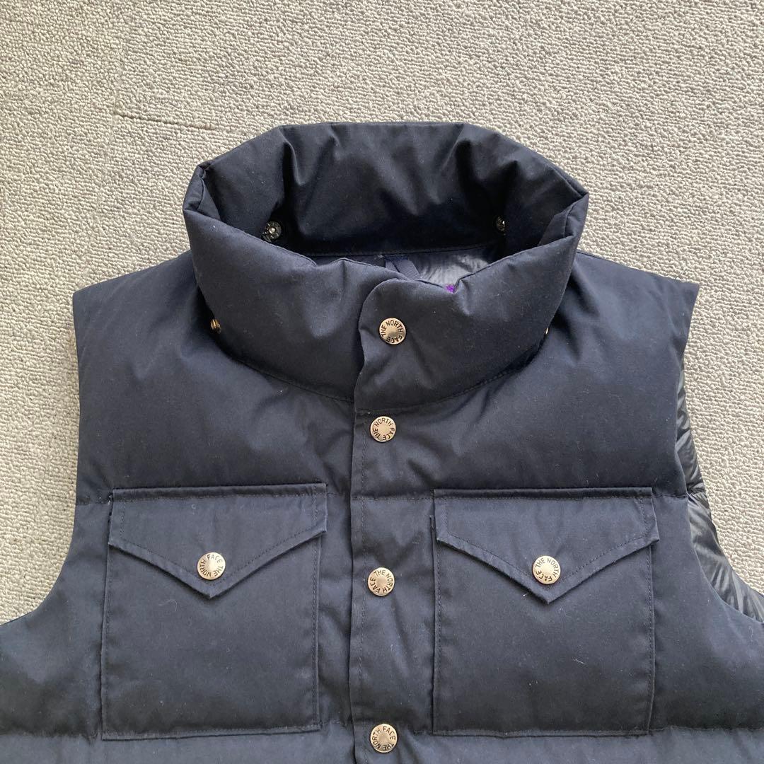 【ほぼ新品】WSサイズ ノースフェイス パープルレーベル ダウンベスト ナナミカ