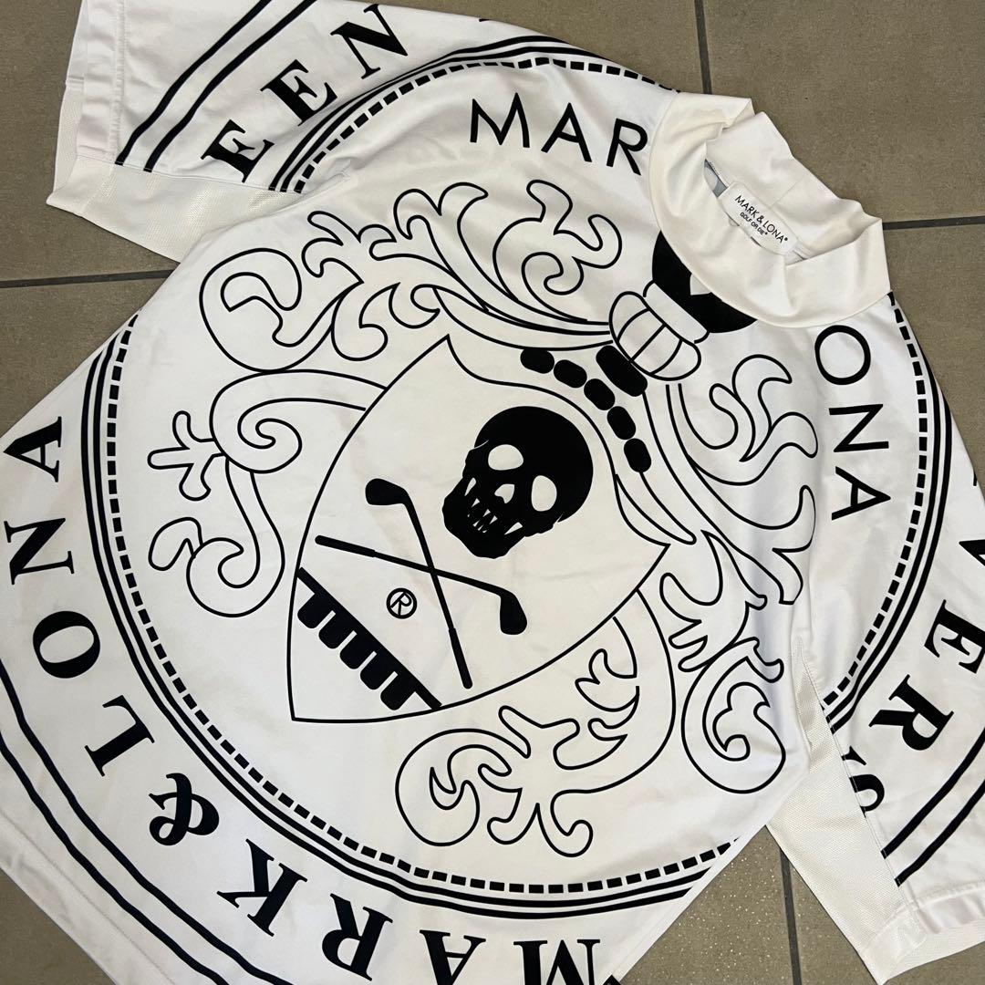 MARK＆LONA マークアンドロナ　モックネック　半袖シャツ　ハイネック　M