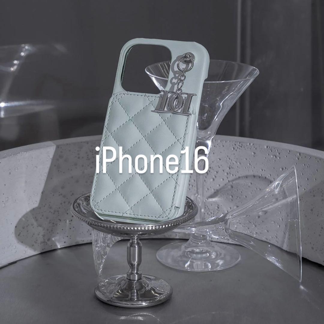 darich キルティングミラーDDチャームiPhoneケース　　16